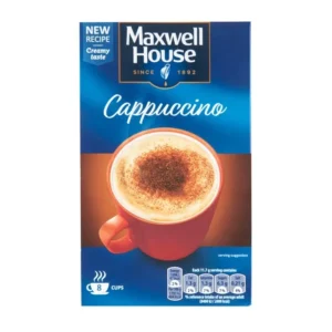Maxwell House Instant Coffee Sachets- Cappuccino (Pack of 8)