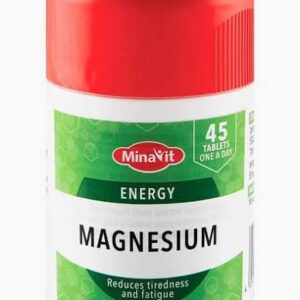 MinaVit Magnesium with Vitamin B6 Tablets 45